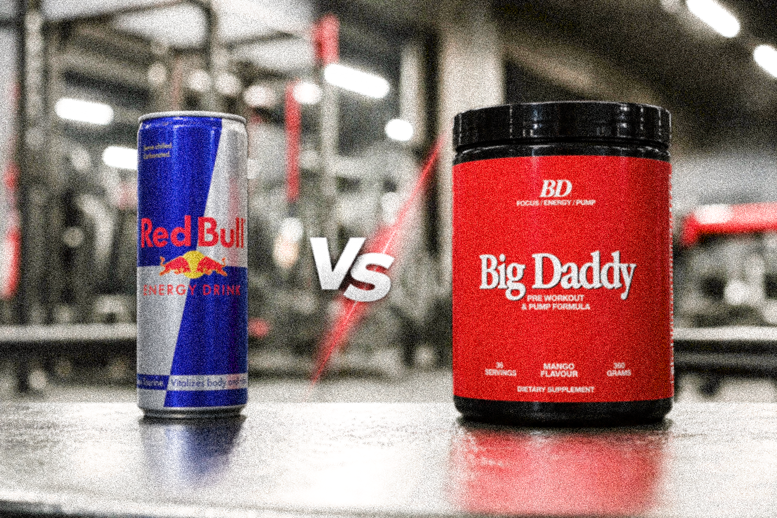 Pre workout vs Red Bull comparison UK 2026 performance