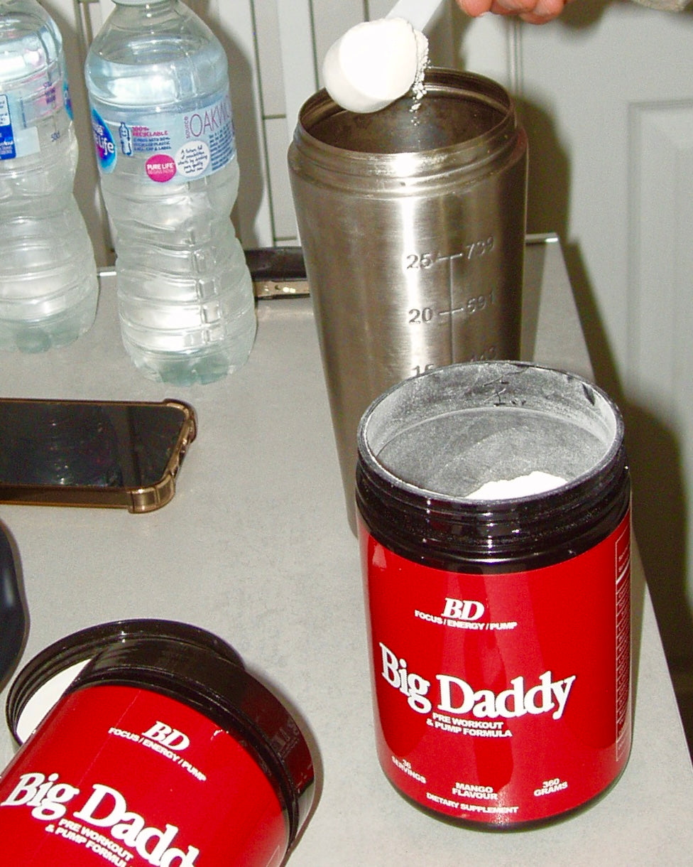  Best pre workout without crash UK BigDaddy zero crash formula