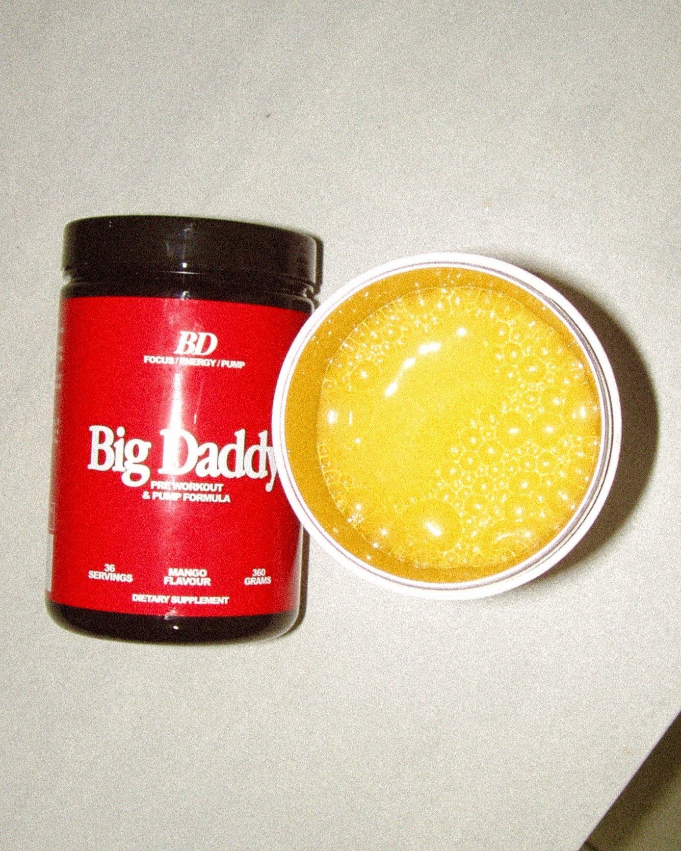 THE BIGDADDY PRE WORKOUT DRINK